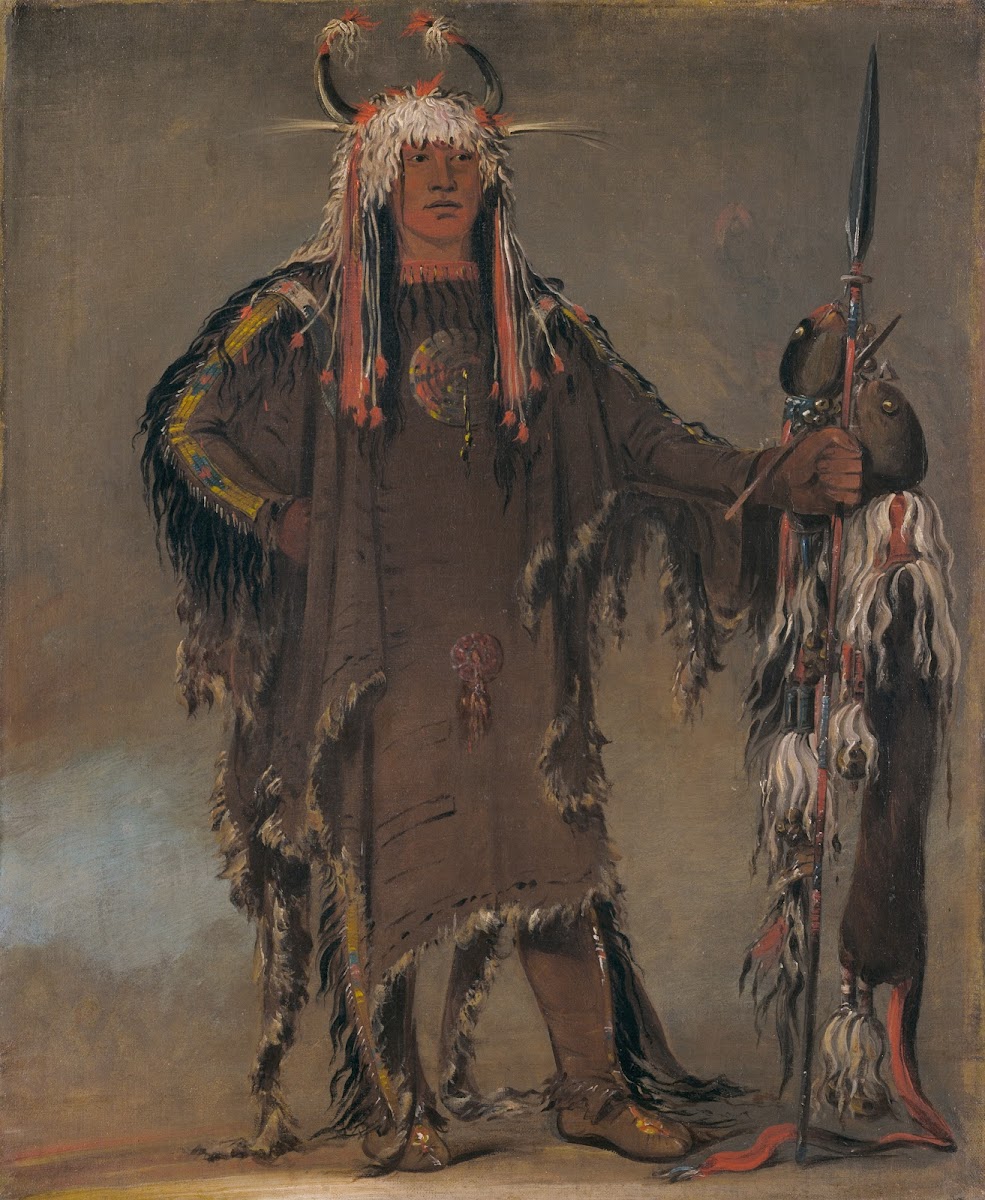 Peh Tó Pe Kiss Eagles Ribs a Piegan Chief 1832