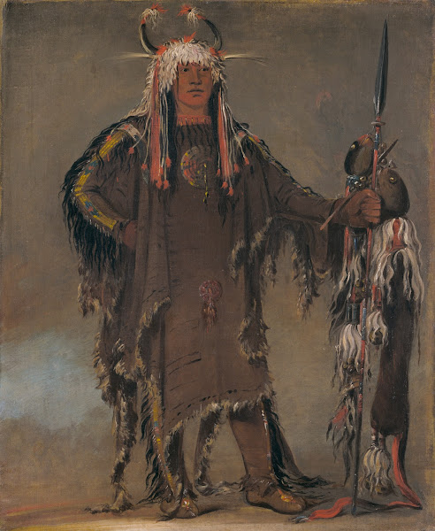 Peh Tó Pe Kiss Eagles Ribs a Piegan Chief 1832