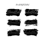 Canva Frame Paint Brush Stroke Banner Design photo 2 template 134