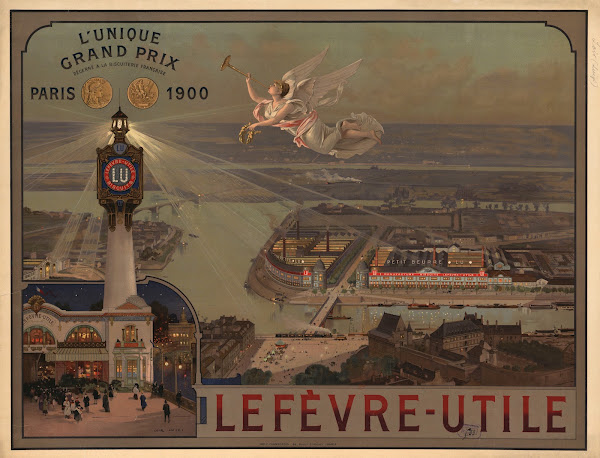 LUnique grand prix décerné à la biscuiterie française Paris 1900 Biscuits Lefèvr
