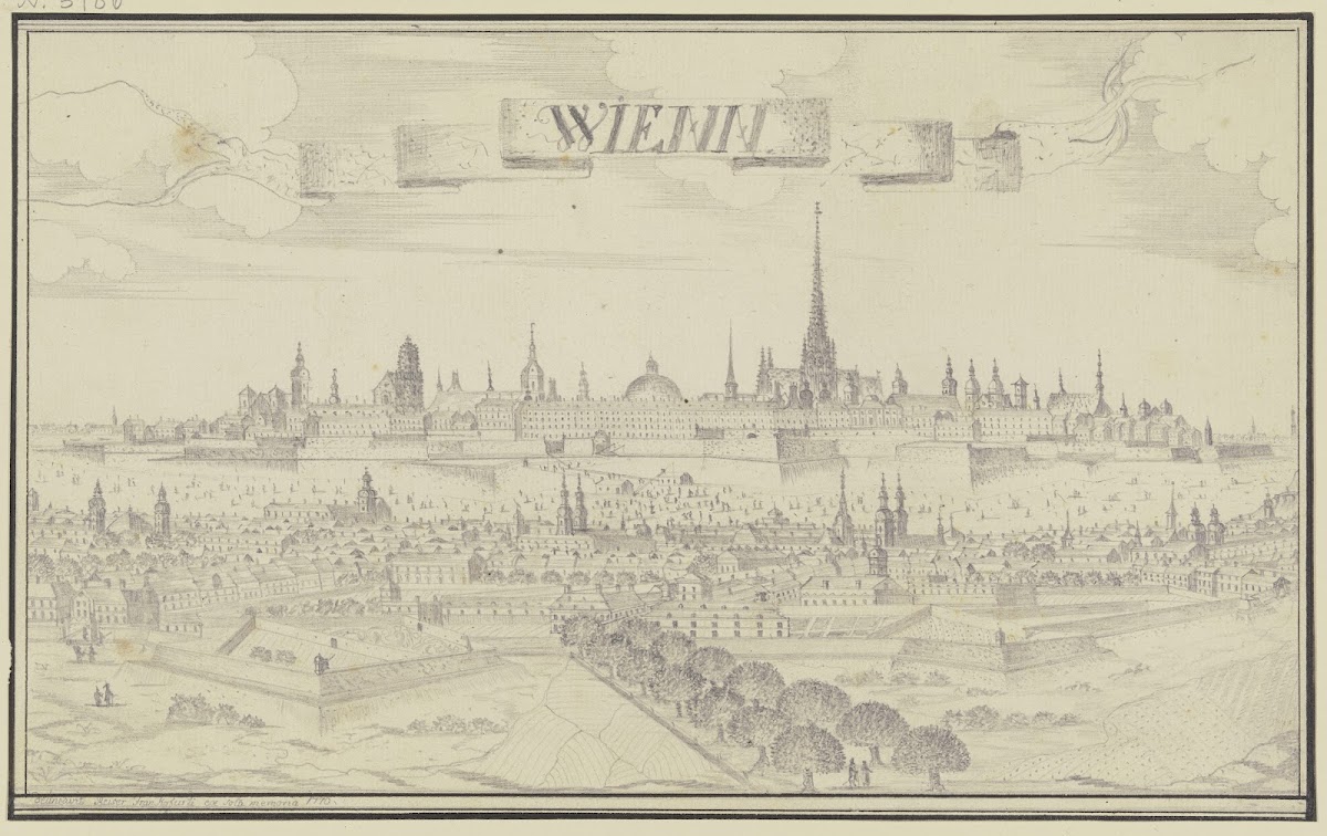 Ansicht von Wien 1770