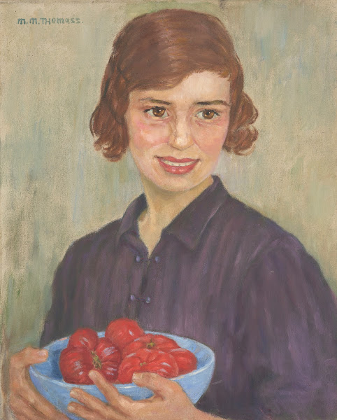 Girl with Tomato Bowl ca 1920