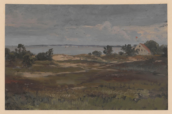 Aquatic landscape with Ahlbeck on the island of Usedom 1850 1881