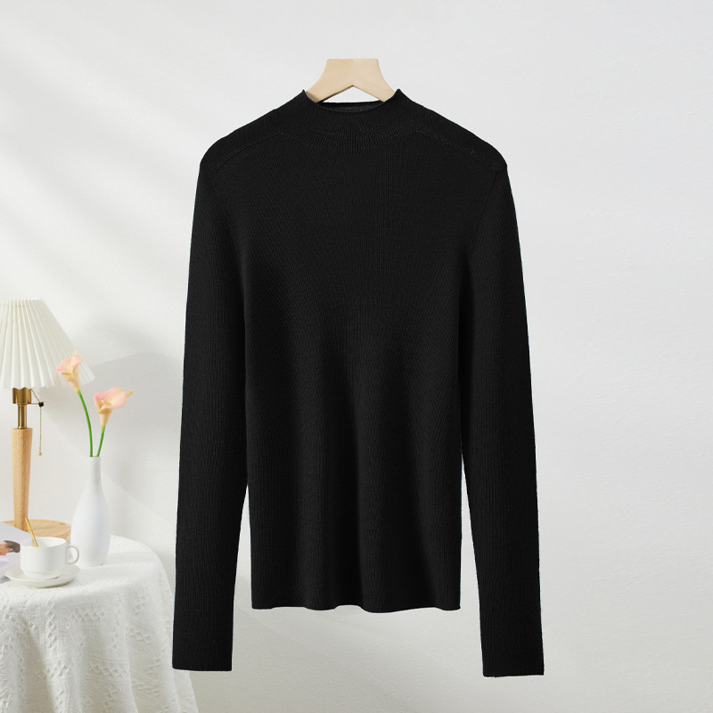 Women's Merino Wool Turtleneck Sweater