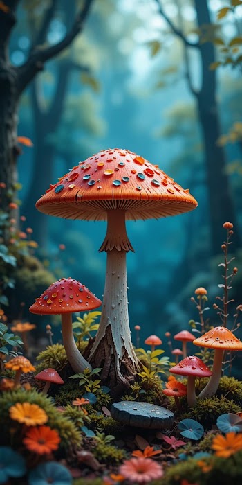 Mushroom Digital Art Picture