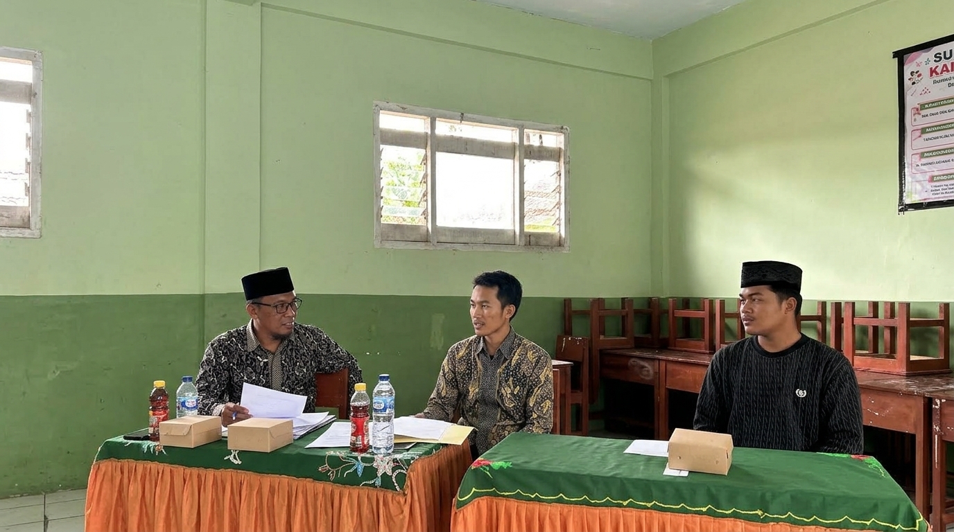 Suasana pelaksanaan Pra-Porseni PKKMA 7 Pamekasan di MA Mambaul Ulum 2