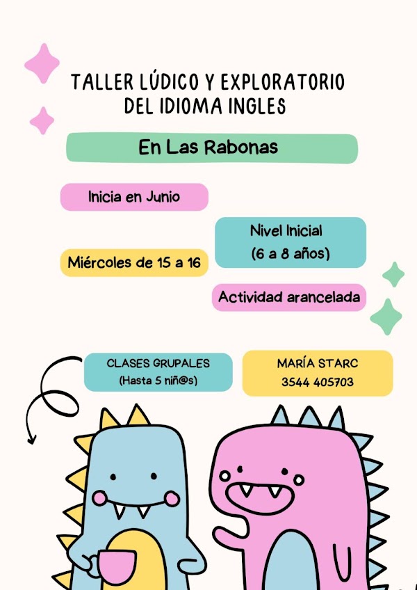 Taller Lúdico Inglés 🎨✨