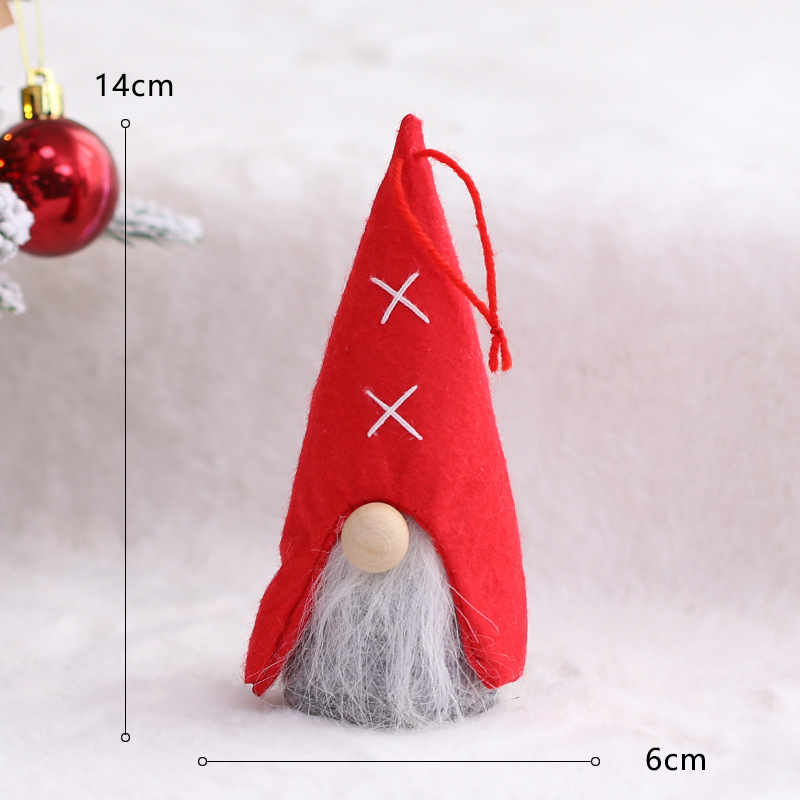Decorative gnome figure with reindeer antlers