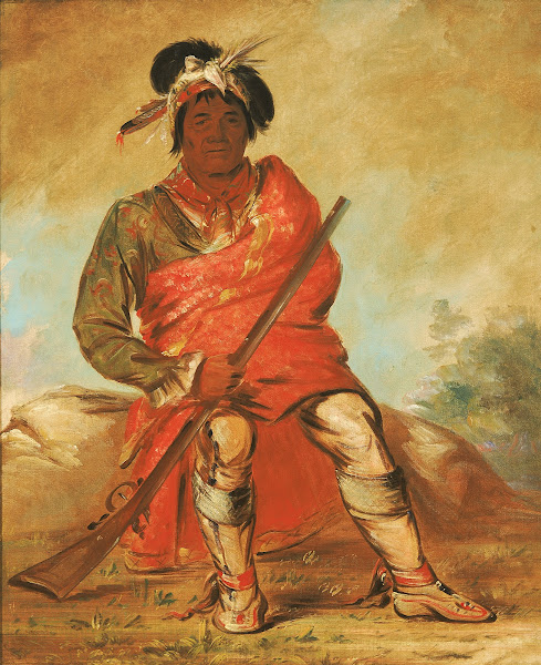 Eteh ée fix e co Deer Without a Heart a Chief 1838