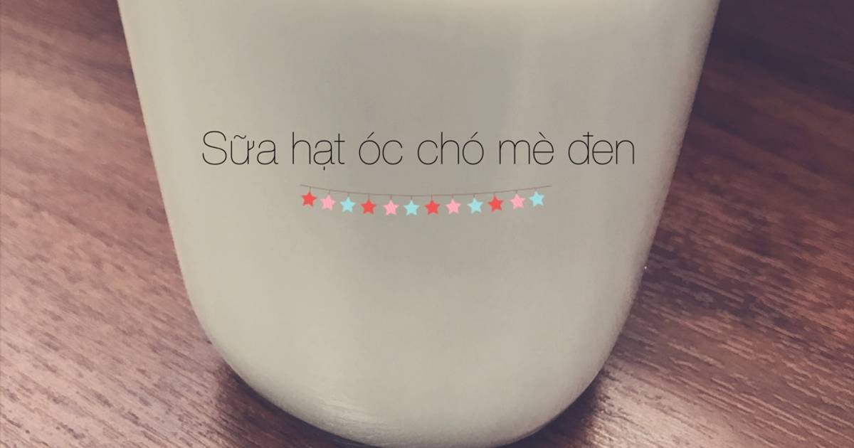Sữa hạt óc chó mè đen