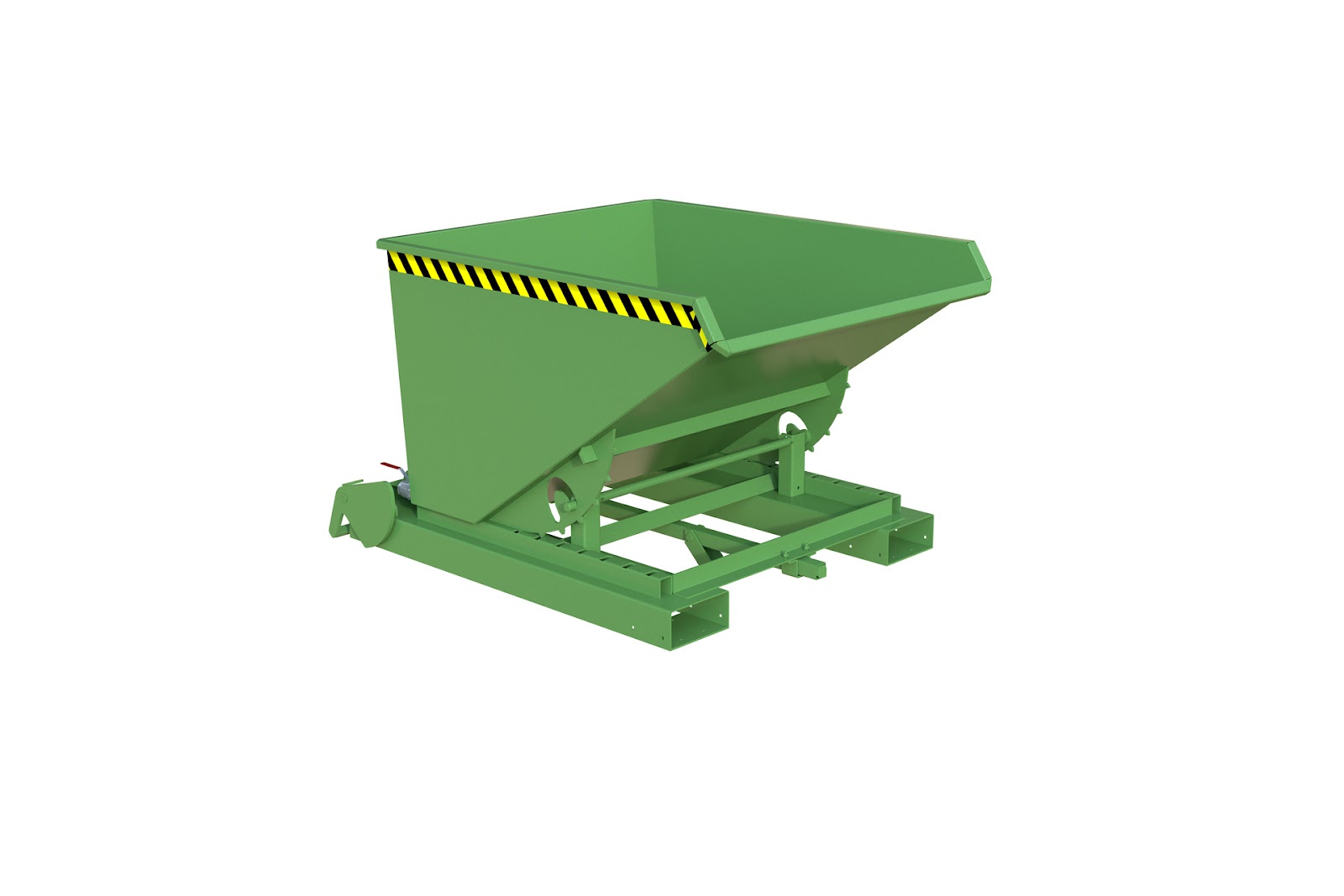 Spaander-kiepcontainer S4A 600, gelakt, Resedagroen