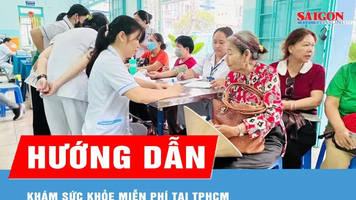 TPHCM công bố hướng dẫn khám sức khỏe miễn phí cho người dân - Báo Sài Gòn Giải Phóng