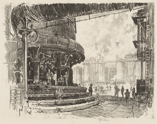 Making Pig Iron The Base of the Blast Furnaces 1916