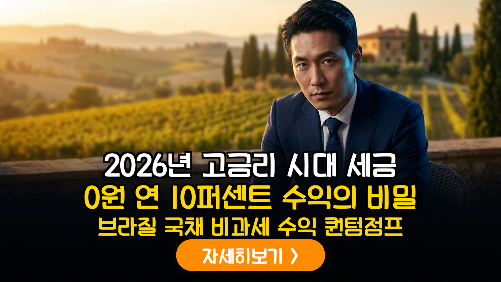 2026년 하반기 고금리 유지 국면: 브라질 국채 비과세 투자 및 환차익 극대화 가이드