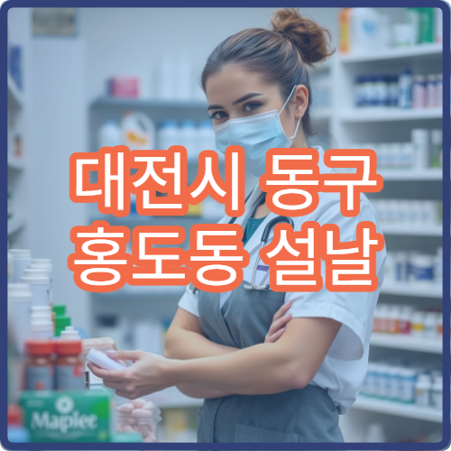 대전시 동구 홍도동 설날 명절 연휴 운영하는 당번 약국