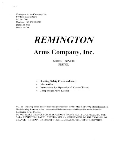 remington xp100