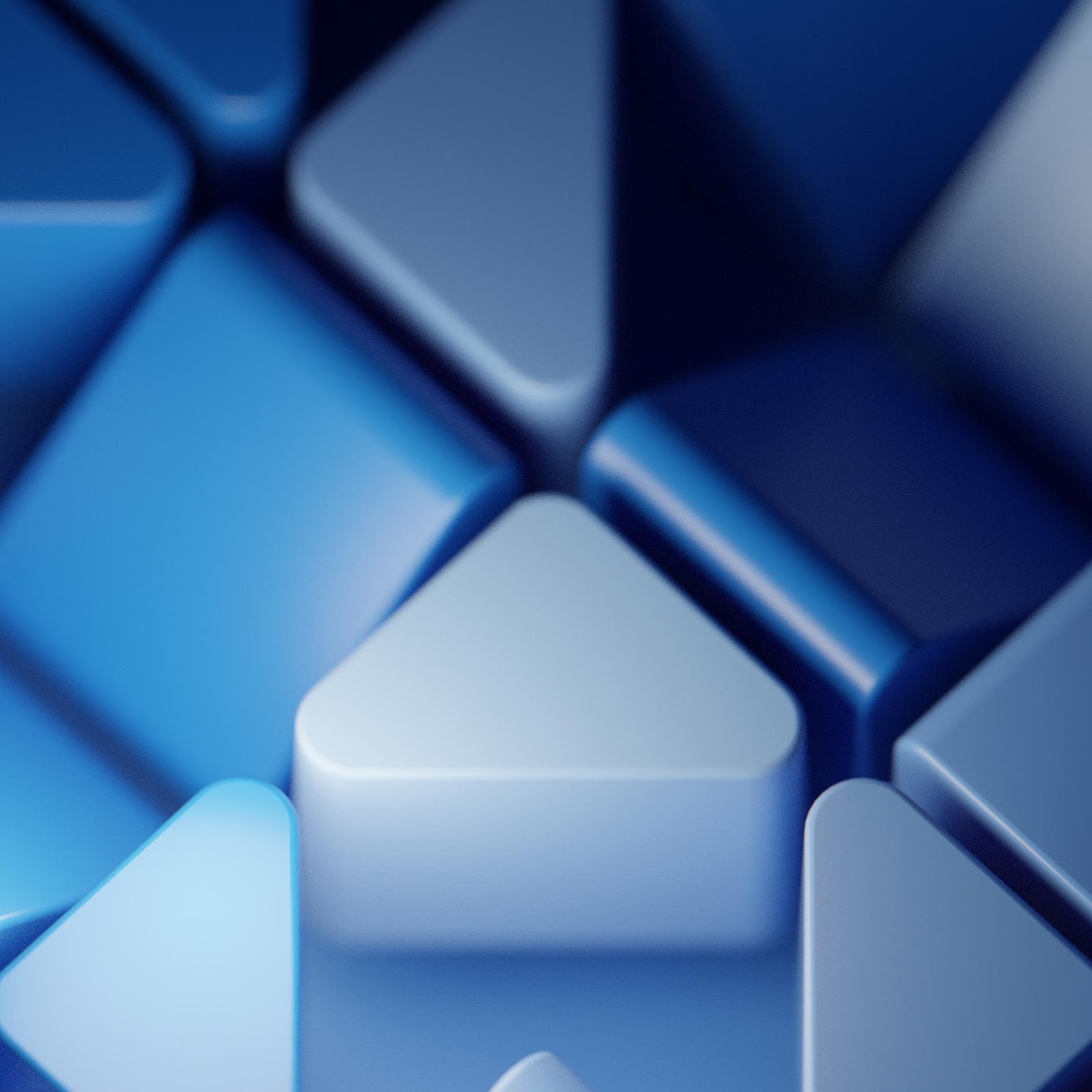 Download Soft Blue Geometry Pattern 2K iPhone