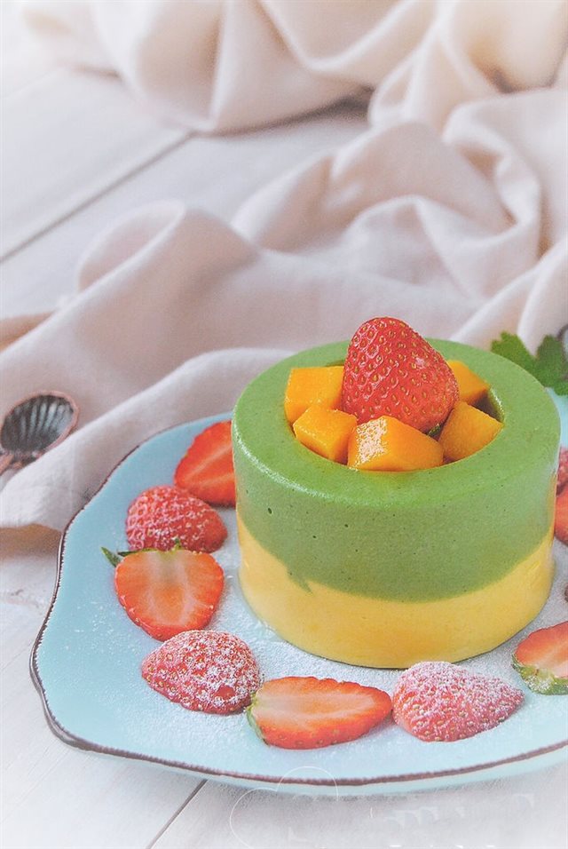 Mousse Xoài Matcha
