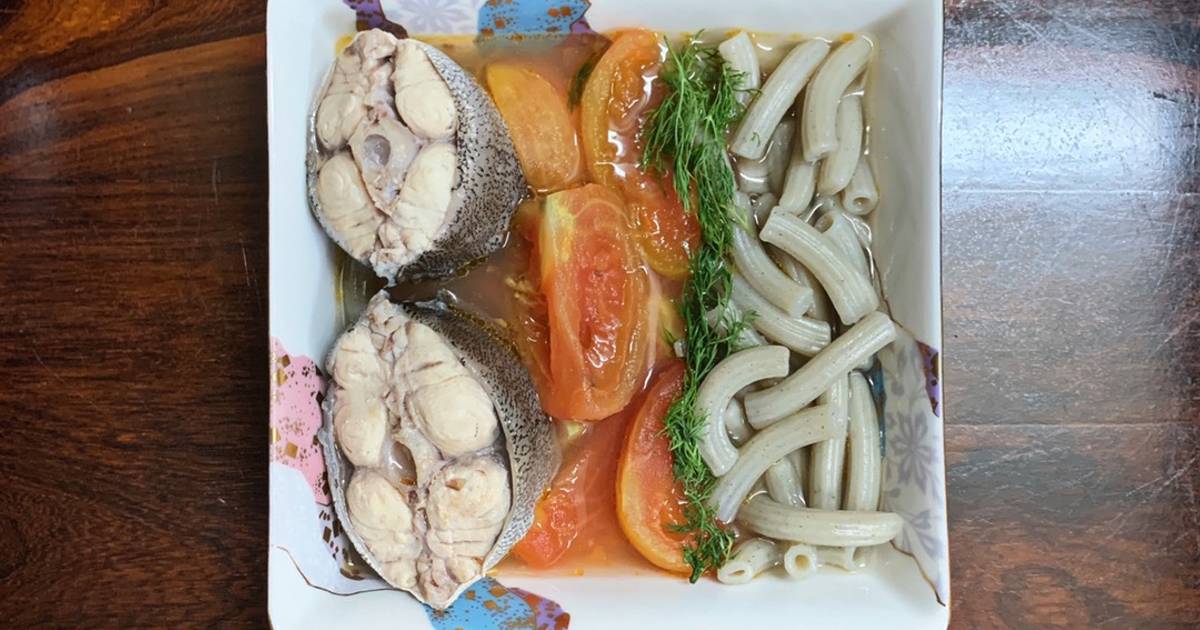 Cá bớp nấu ngót (Cà chua, thì là) [Eat clean - Lose weight]