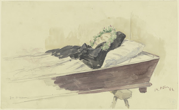 Girl in the coffin 1896