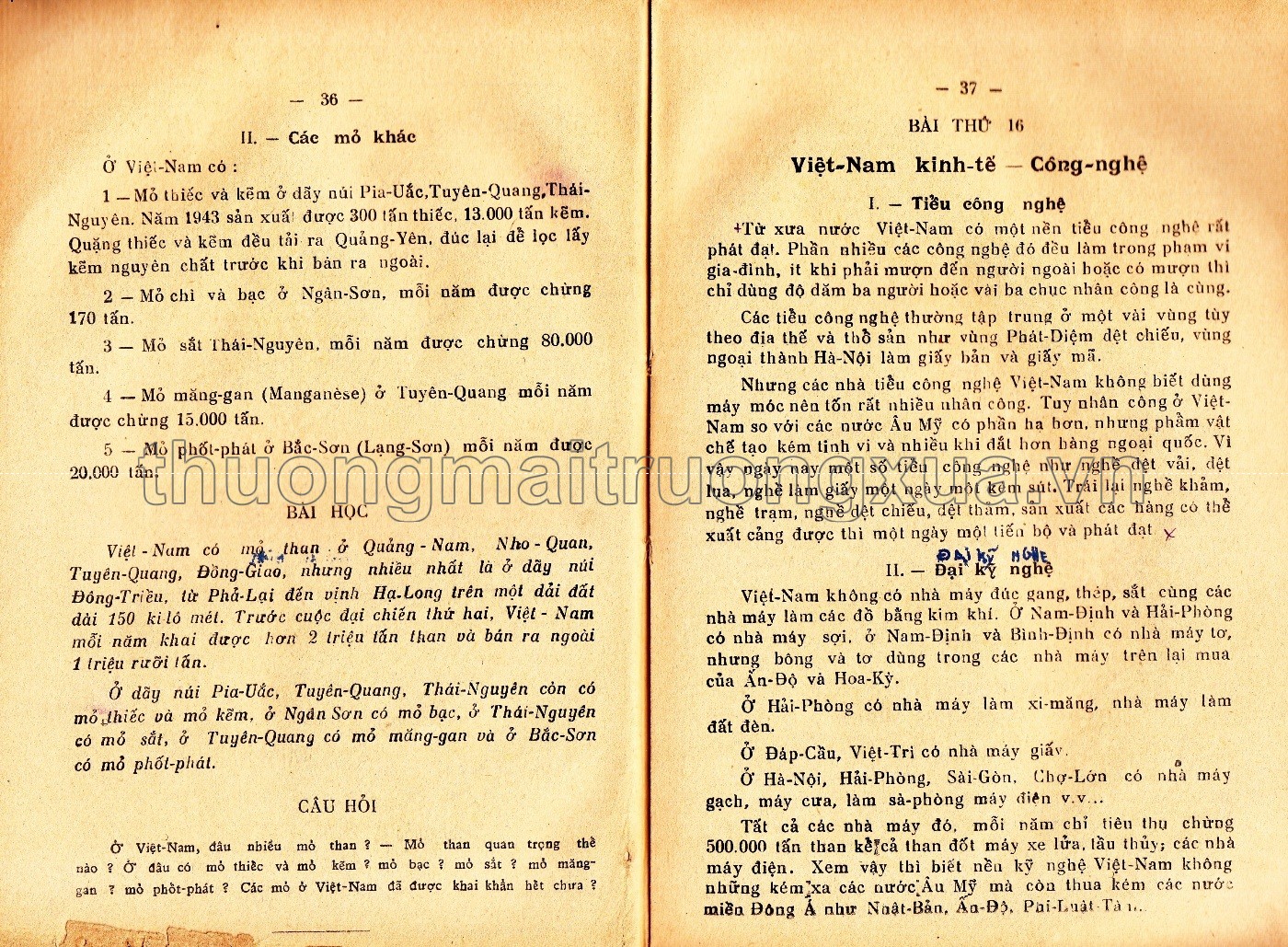 Địa lý lớp nhất bậc tiểu học (1951) - Trang 22
