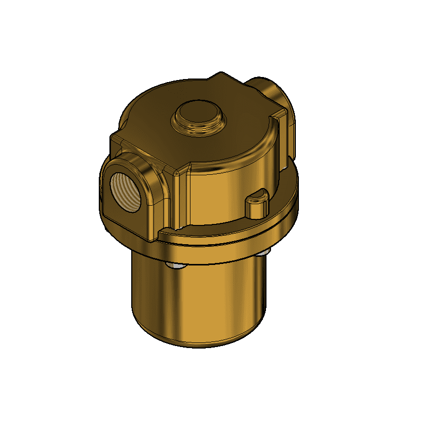 F12BS2 Filter in Brass - Brass Filters by Southern CGS