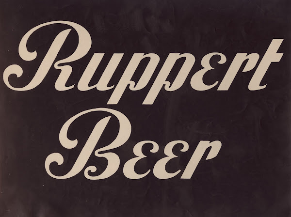 Stylized logo for Ruppert Beer 1935