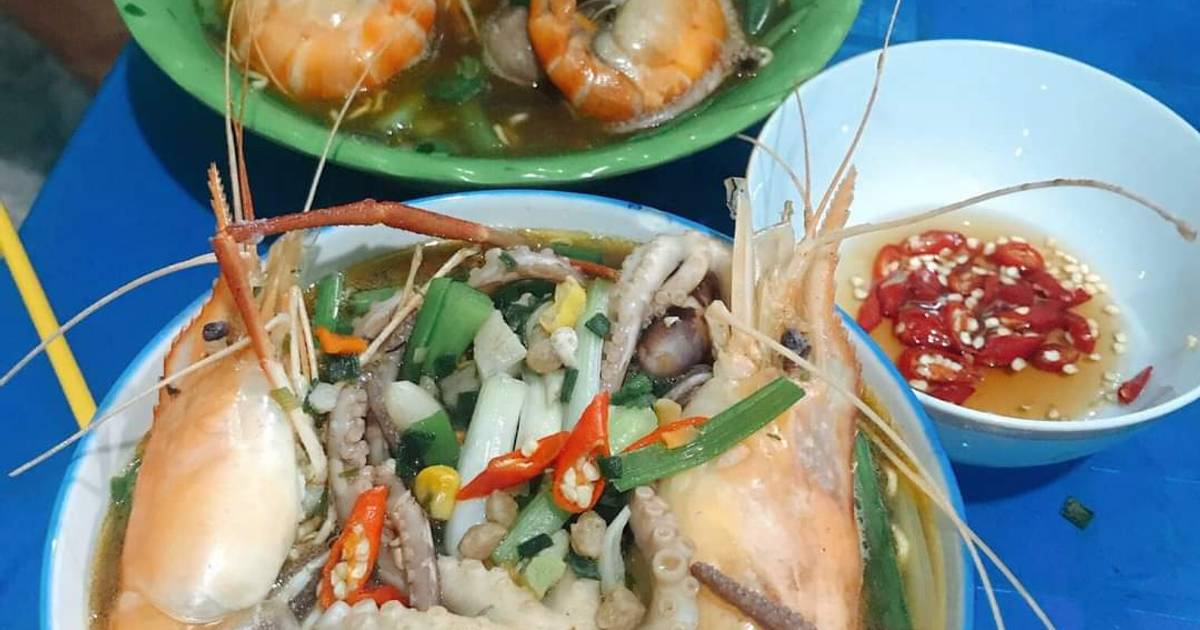 Mì Bạch Tuột,Tôm