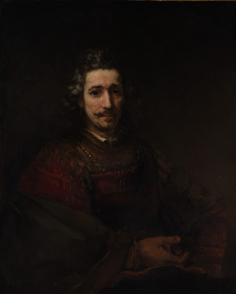 Man with a Magnifying Glass early 1660s