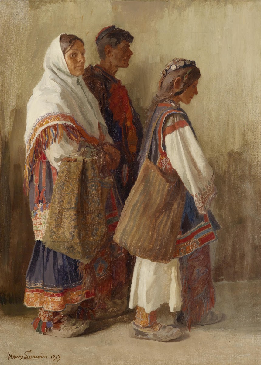Slowakische Bauern 1913