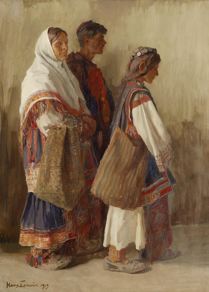 Slowakische Bauern 1913