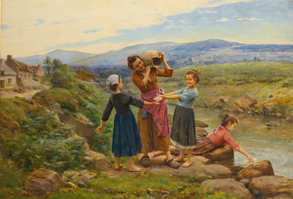 Playing By The River 1903