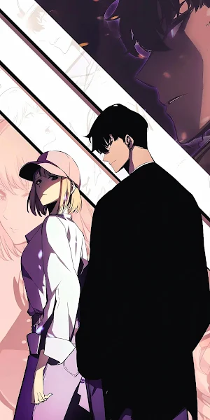 Solo Leveling, Sung Jinwoo, Anime, Manhwa Full HD iPhone Wallpaper Background