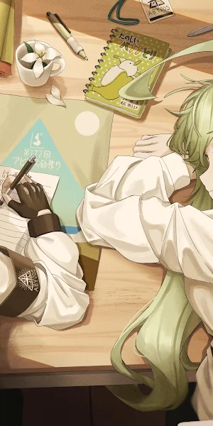 Hoshino and Nonomi Blue Archive 4K Wallpaper Background