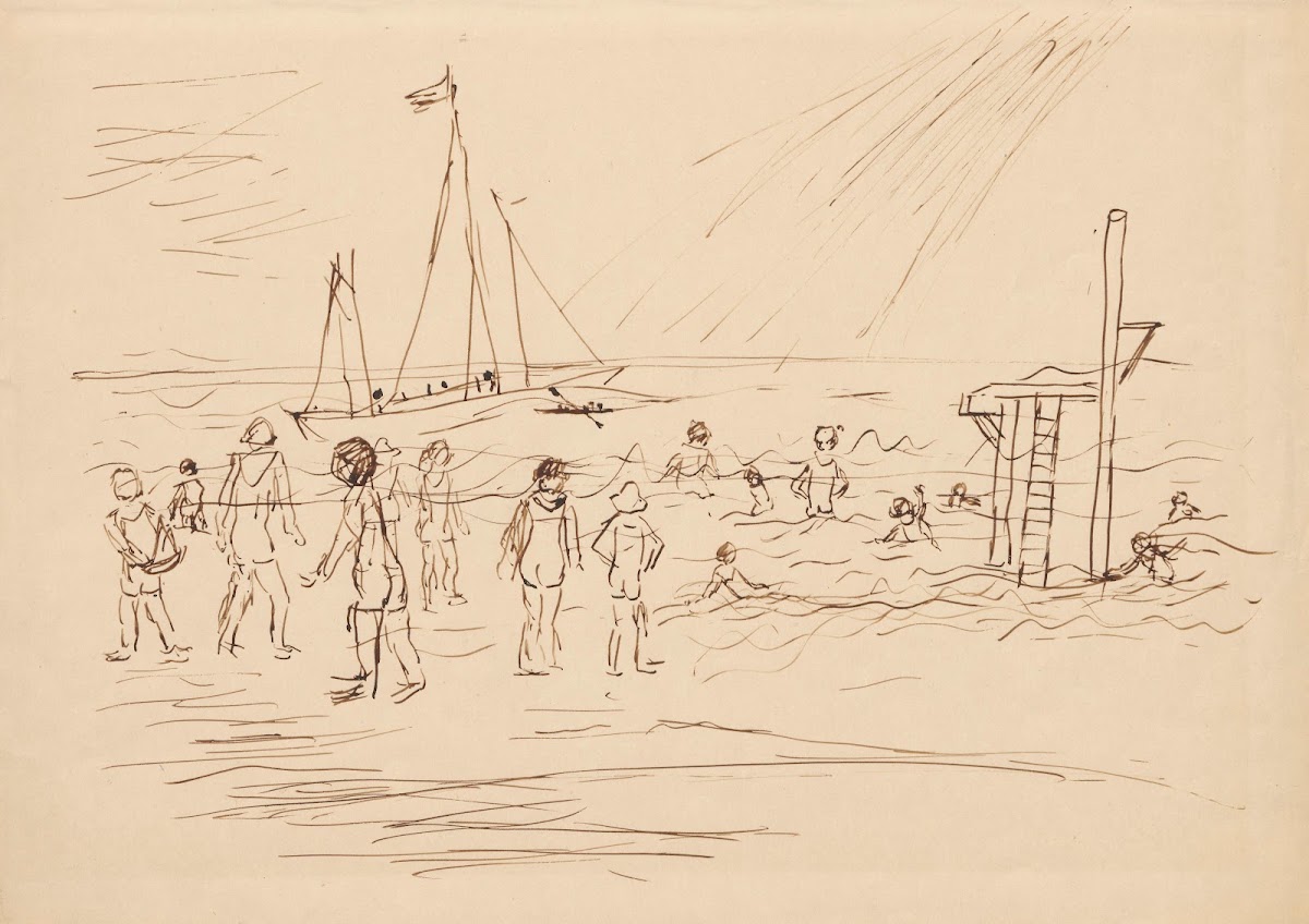 Na plaży w La Rochelle 1931