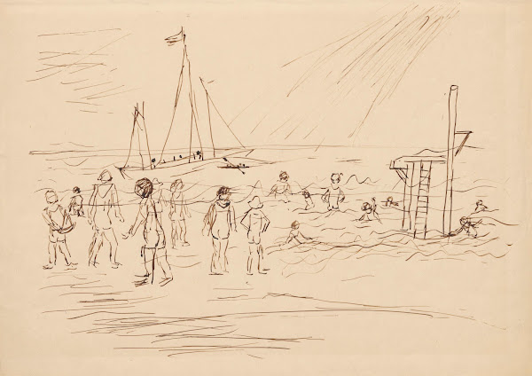 Na plaży w La Rochelle 1931