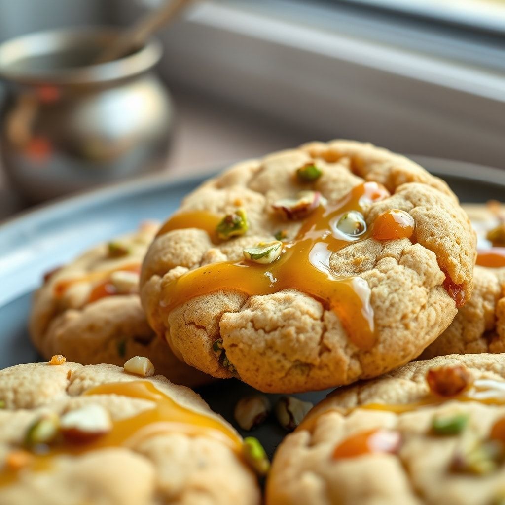 Salted Honey Pistachio Cookies Recipe for Easy Homemade Treats (One-Bowl, 30-Minute Bake) finished