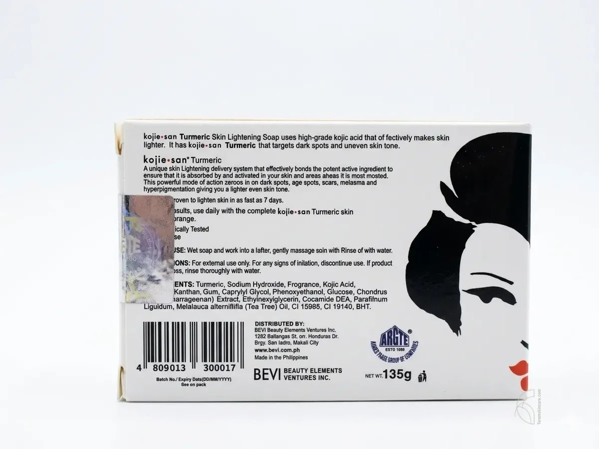 Kojie San Zero Pigment Turmeric Skin Lightening Soap
