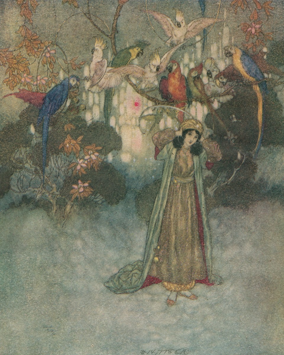 These no sooner saw Beauty than they began to scream and chatter 1910