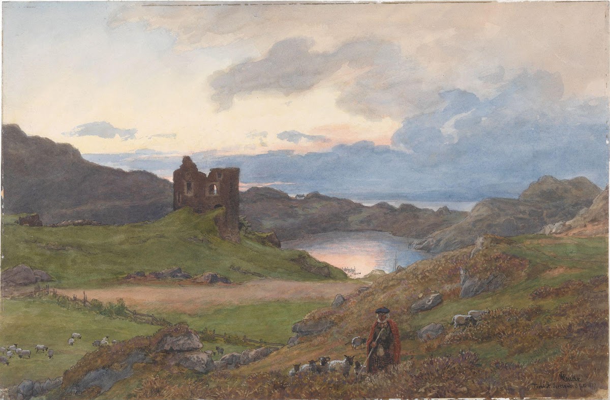 Tarbert Castle Scotland 1877