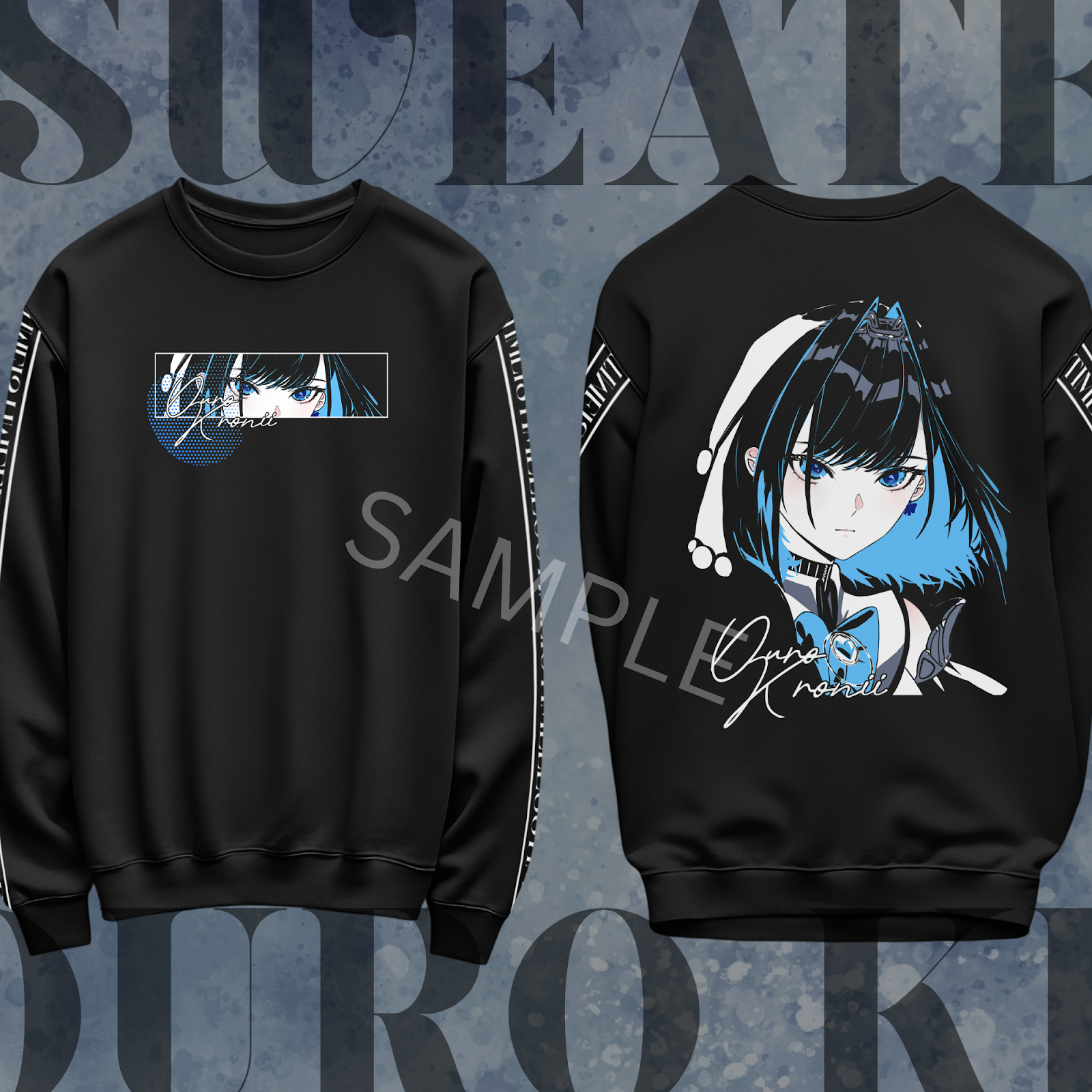 Kronii Crewneck Sweater By OtaPic