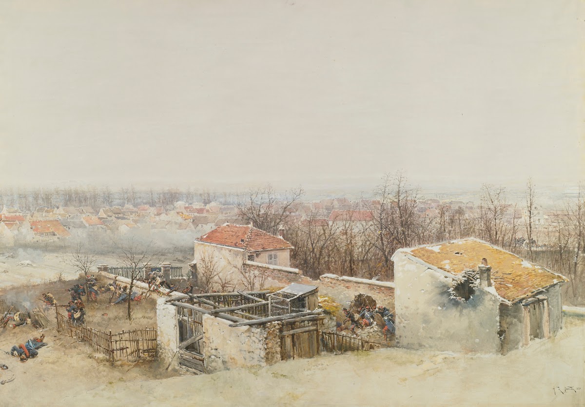 Champigny A Study For The Panorama Of The Battle Of Champigny 1882