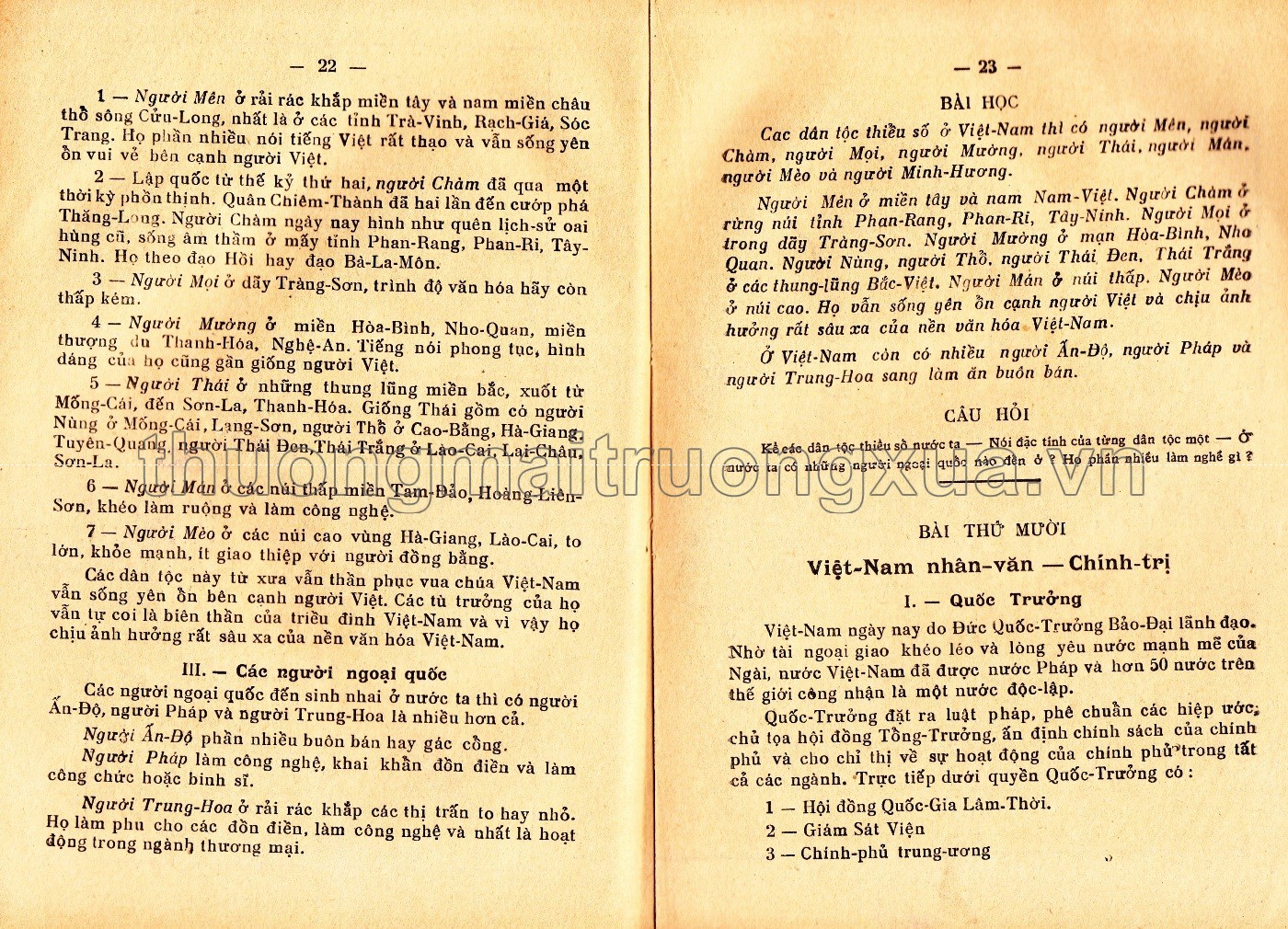 Địa lý lớp nhất bậc tiểu học (1951) - Trang 15