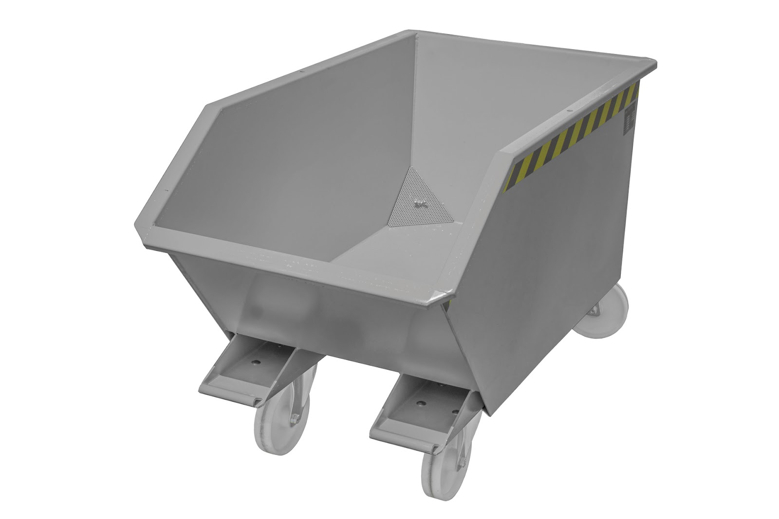 Spaander-kiepcontainer GU-E 300, gelakt, Muisgrijs