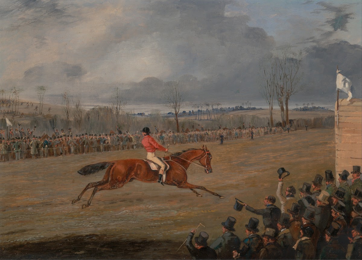 Scenes from a Seeplechase The Winner ca 1845