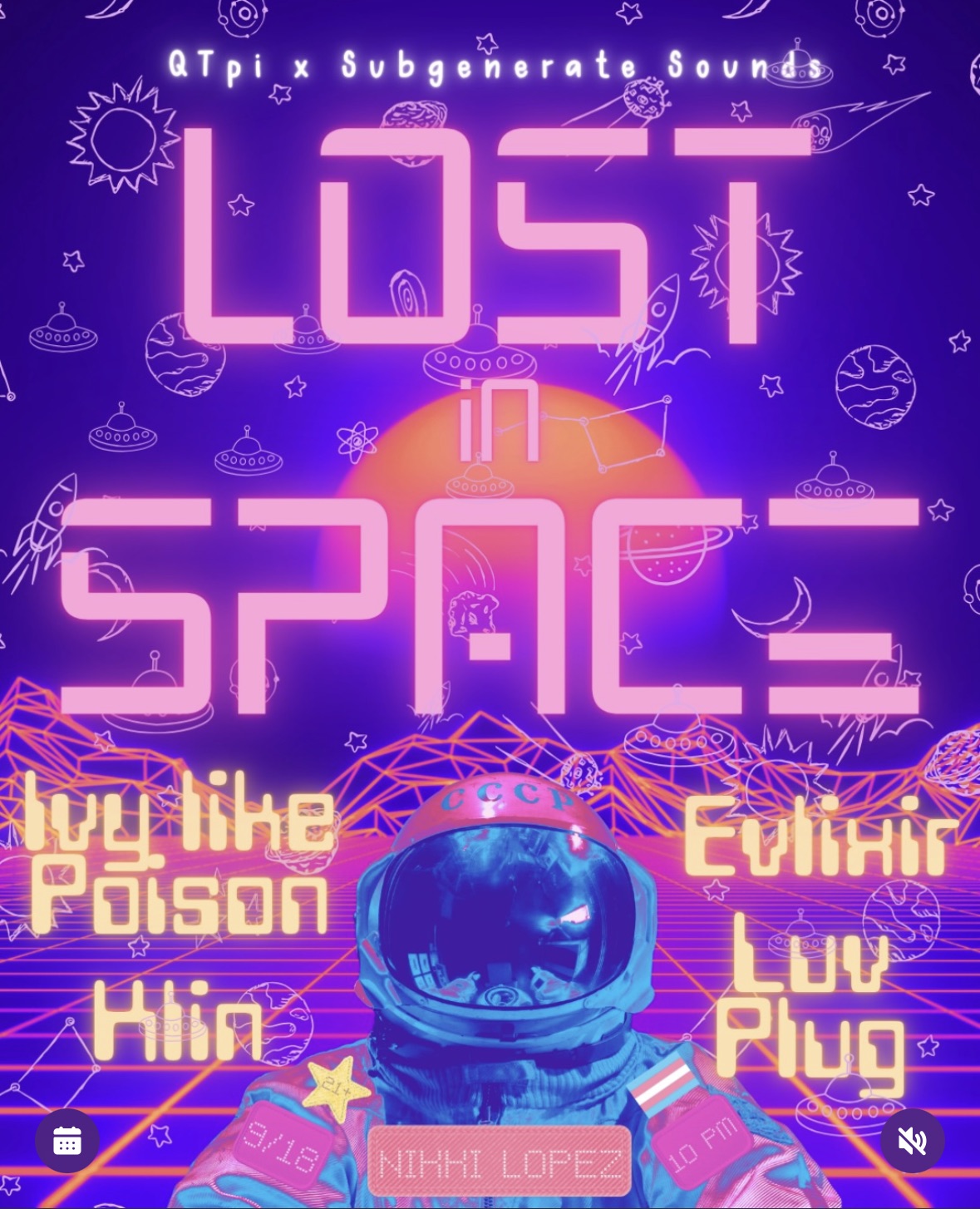 Flyer for Lost in Space