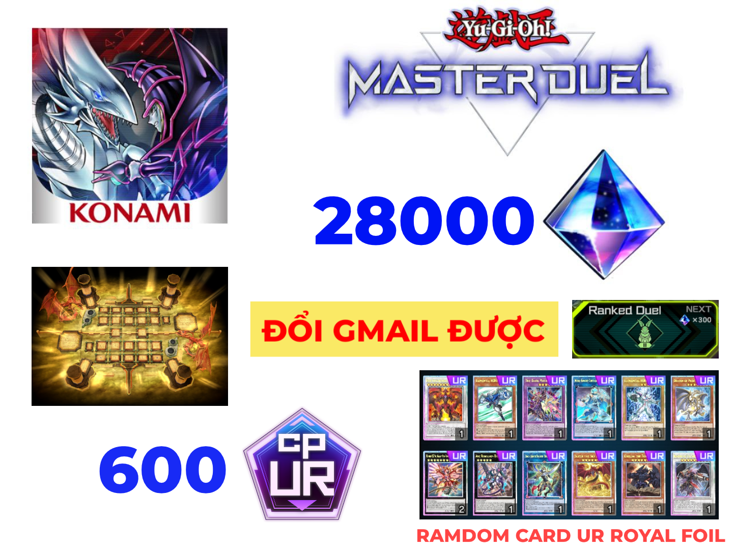YUGIOH MASTER DUEL REROLL 60k