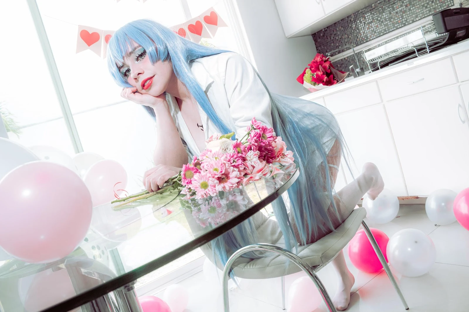 Esdeath Valentine's Day Cosplay - Cosplay Photography 5K Wallpaper (5184x3456)