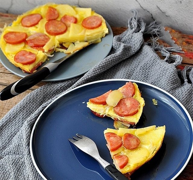 Pizza Trứng Chiên