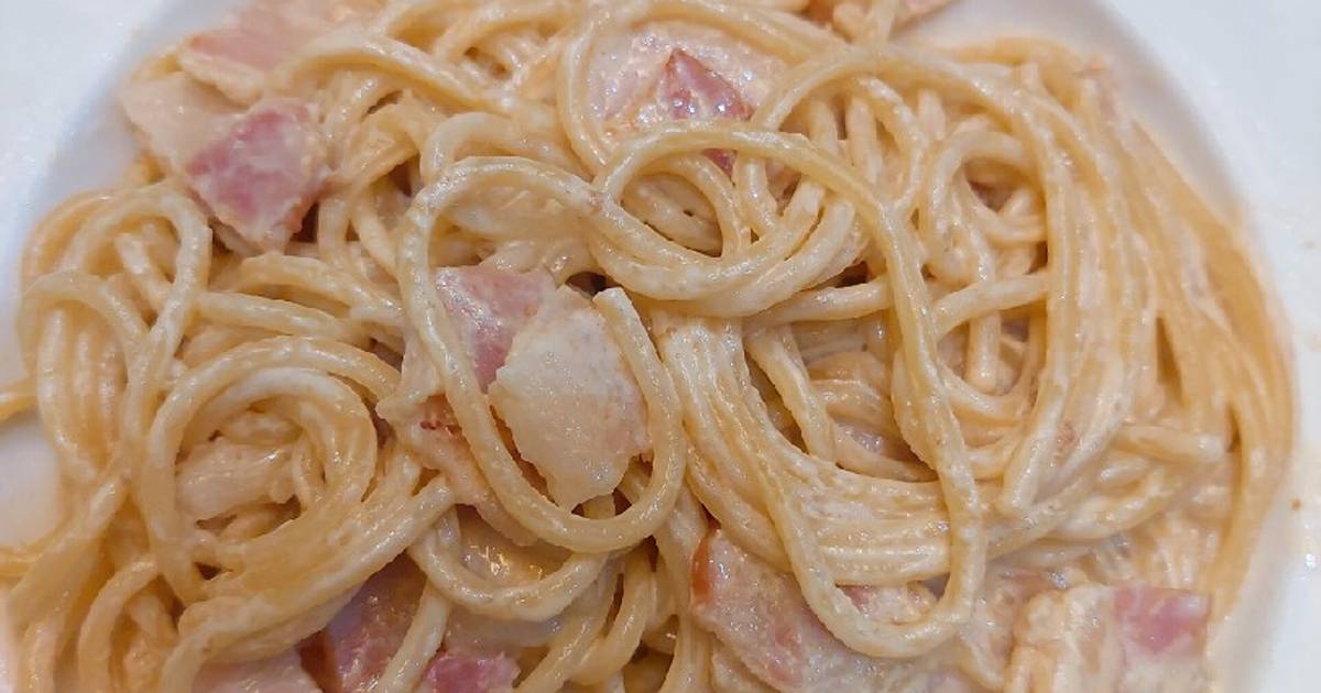 Mì sốt kem